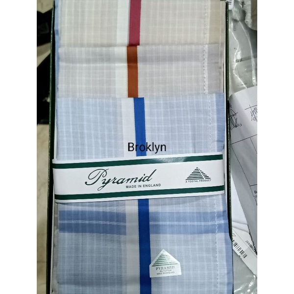Pyramid saputangan pria isi 6 pis