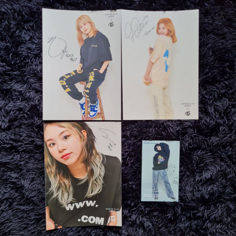 TWICE x ADLV Postcard Snapcard