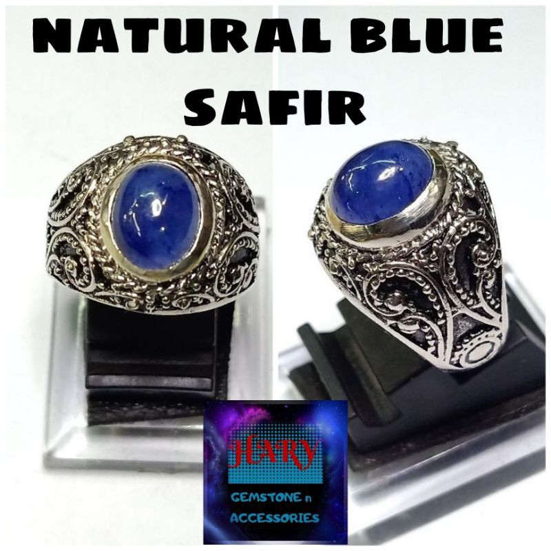 Natural blue safir