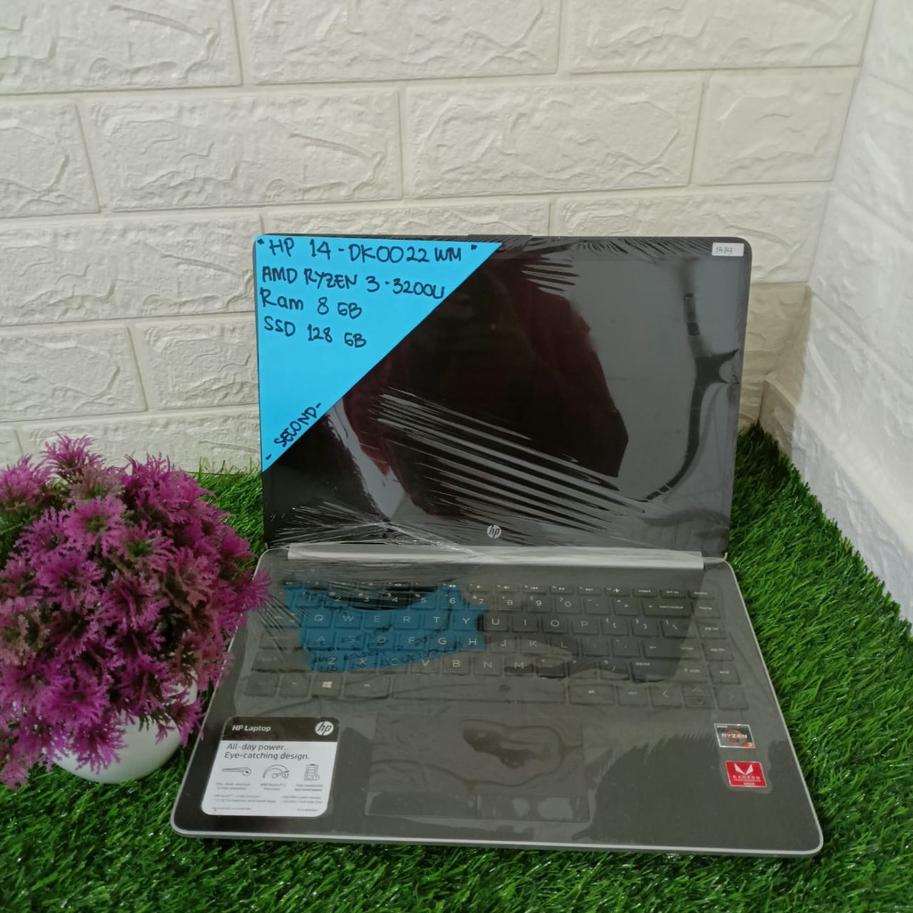 HP 14-DK0022WM AMD RYZEN 3-3200U RAM 8GB SSD 128GB 14 INCH