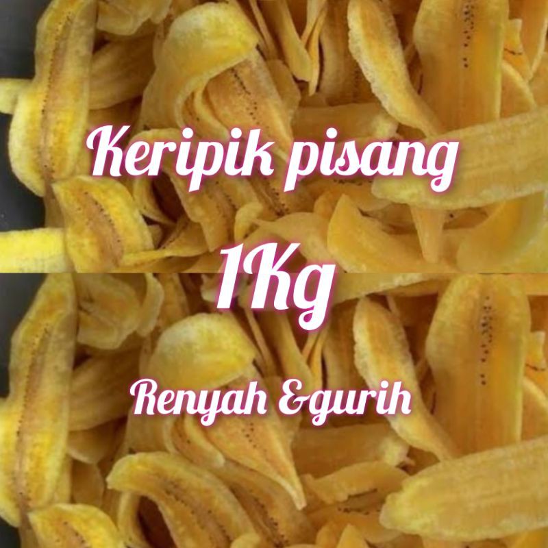 

KERIPIK PISANG ASIN renyah gurih 1KG