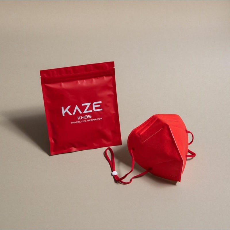 KAZE KN95 Mask Racing Red