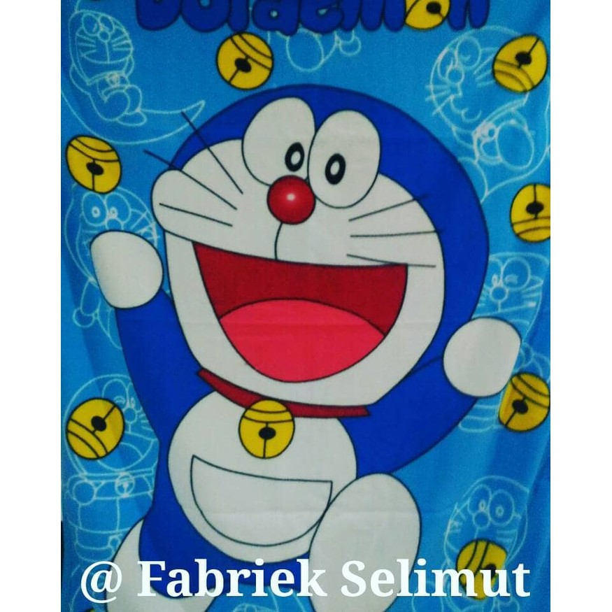 Selimut Anak | Selimut Fanel Doraemon uk 120x160