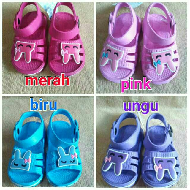 Sepatu sandal anak cewek perempuan jelly shoes