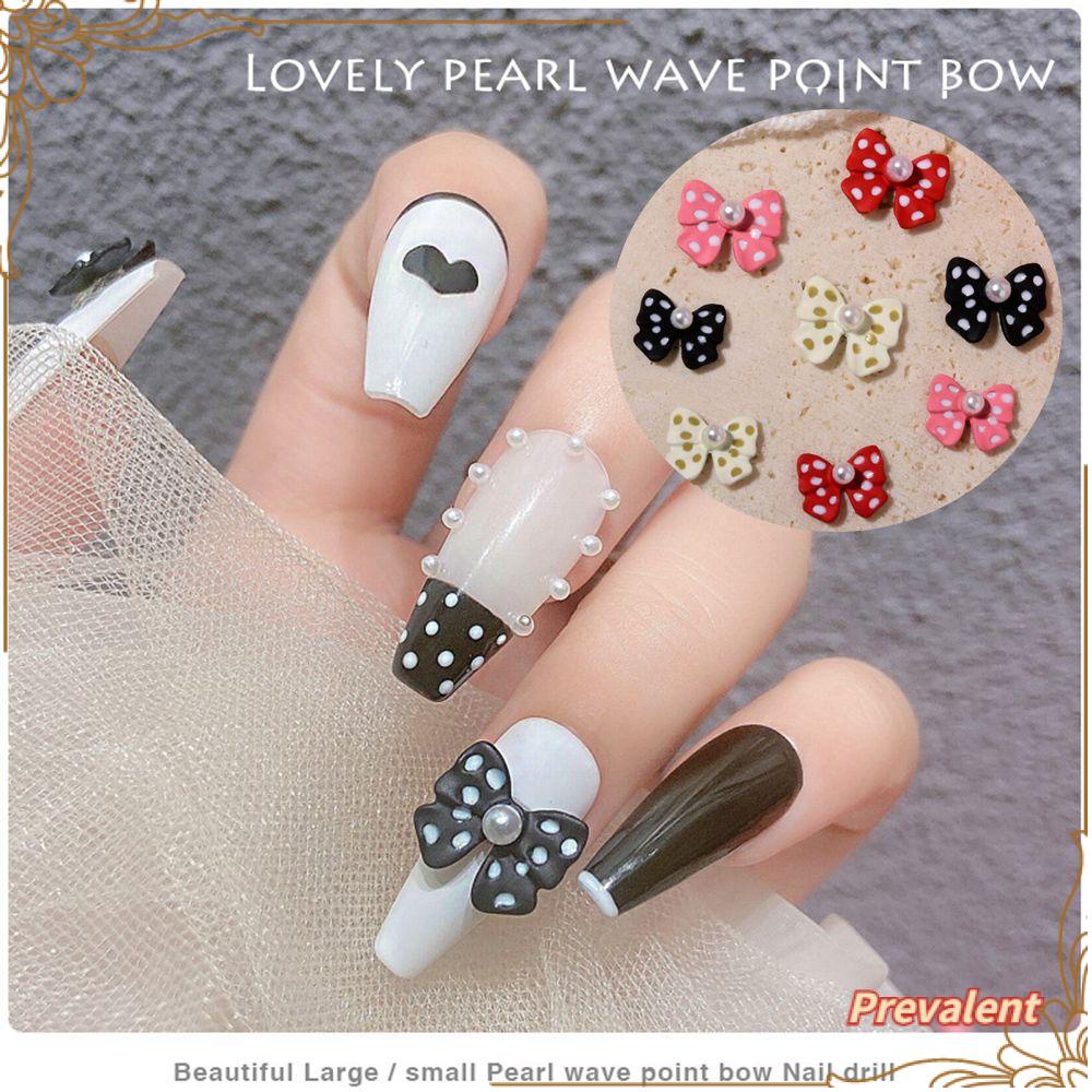 Ornamen Pita 3D Bahan Akrilik Untuk Dekorasi Nail Art