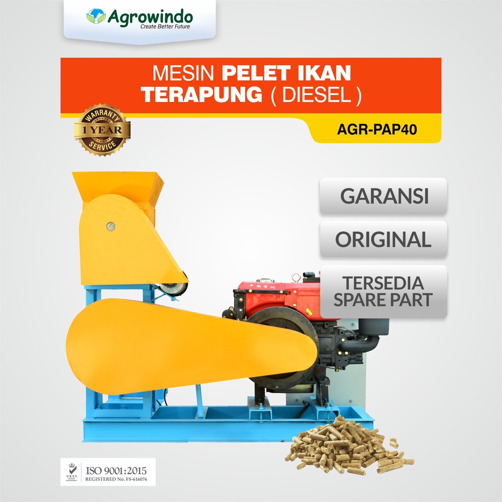 Maksindo Mesin Pelet Ikan Terapung (diesel) AGR-PAP40