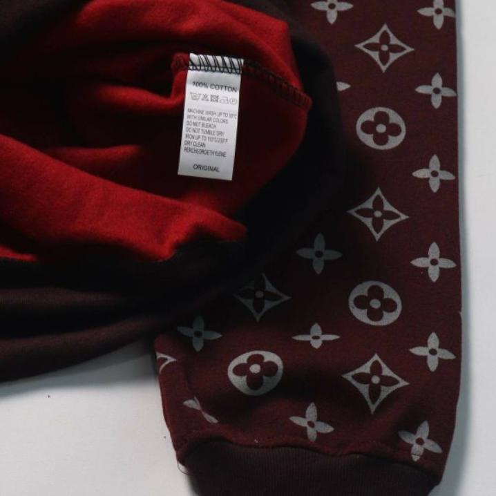 Special Price.. JAKET SWEATER HOODIE LOUIS VUITTON BORDIR FULL TAG&LABEL