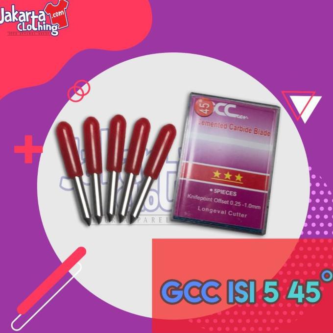 

[[BISA COD]] Pisau or jarum GCC 1 Box 5pcs / pisau GCC AR-24 45 derajat