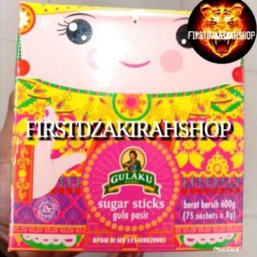 

Gulaku gula pasir stick 600gr 75sachetx8gr