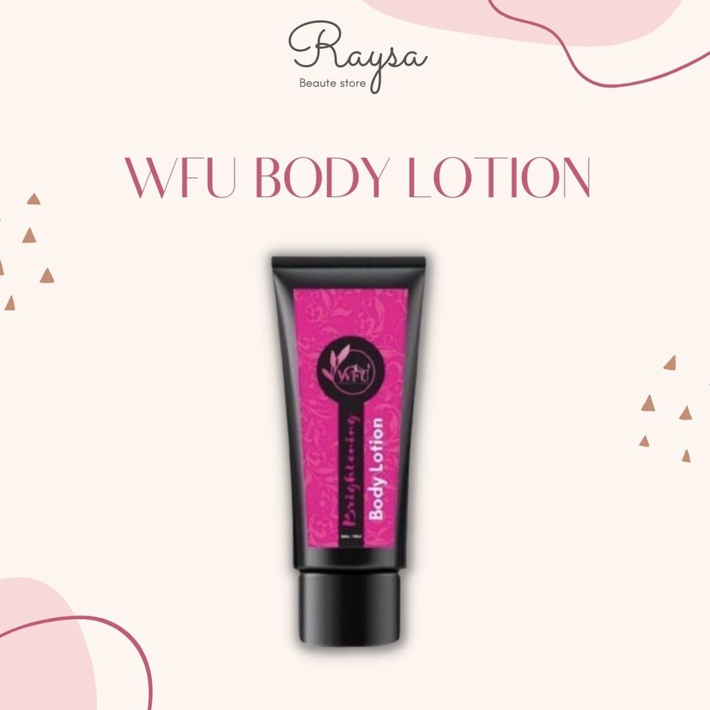 WFU Body Lotion - Body lotion pemutih bada hand body lotion putihkan badan cerah mencerahkan kulit -