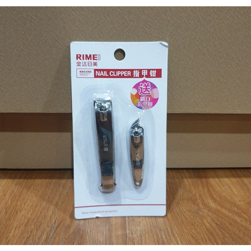 Rimei Nail Clipper Rimei Gunting Kuku Isi 2 Pcs