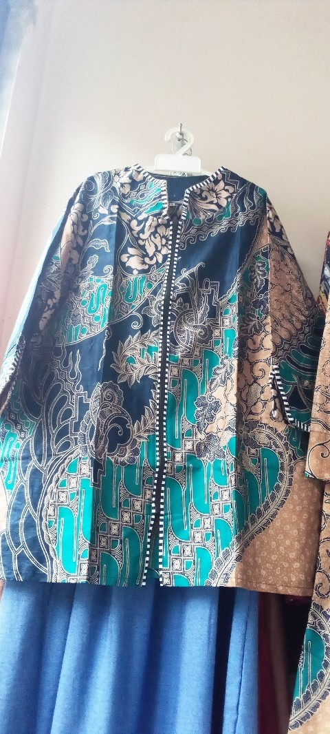 Maura Couple - Sania Ruffle Batik Couple Ori Ndoro Jowi Garansi Termurah Shopee - Batik Modern Solo