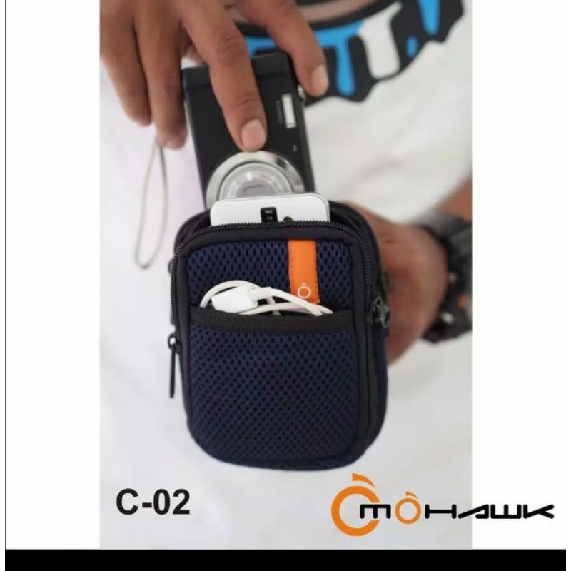 Dompet Pouch kamera digital/mirrorless/Harddisk MOHAWK Code C02