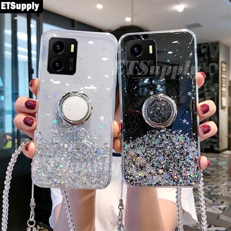 Case Hp Oppo A76 A96 4G 5G Motif Leather Kulit Soft Case Armor Premium Mewah Free Tali Lanyard Slemp