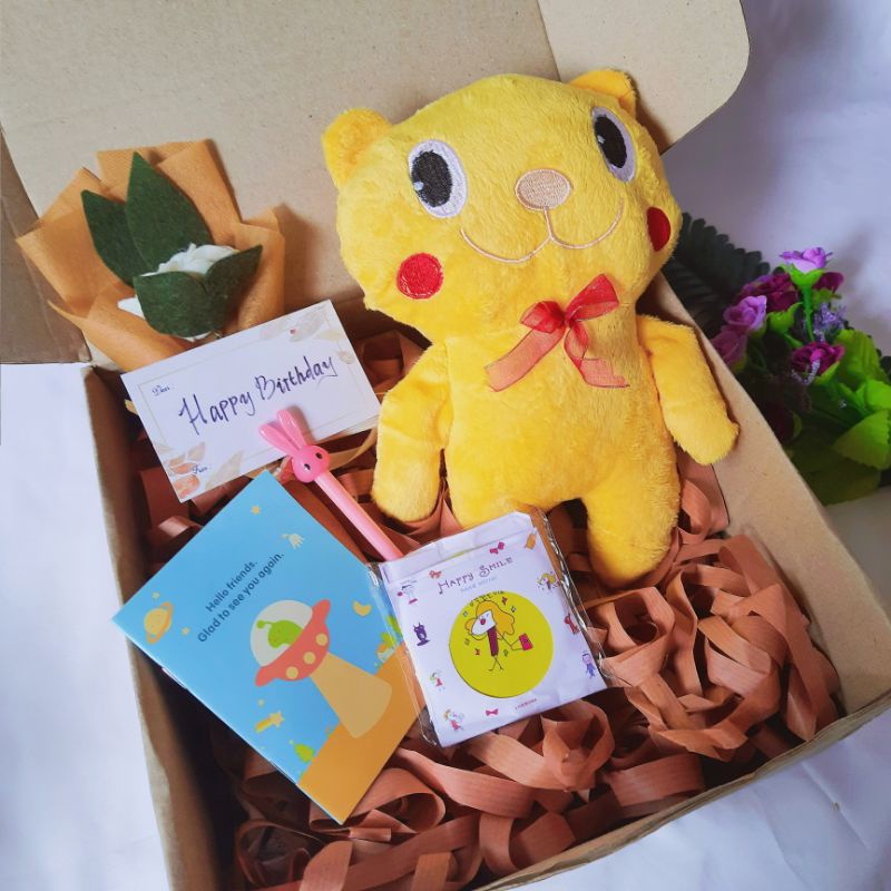 hampers boneka lucu paket kado ulangtahun,pernikahan,anniversary,dll