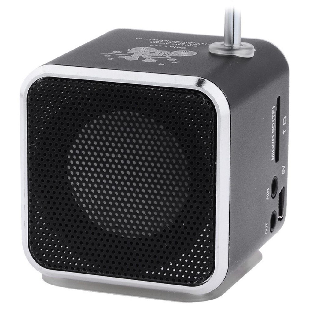 NBY Speaker Mini Portabel FM Radio TF Card - TD-V26 ( Mughnii )