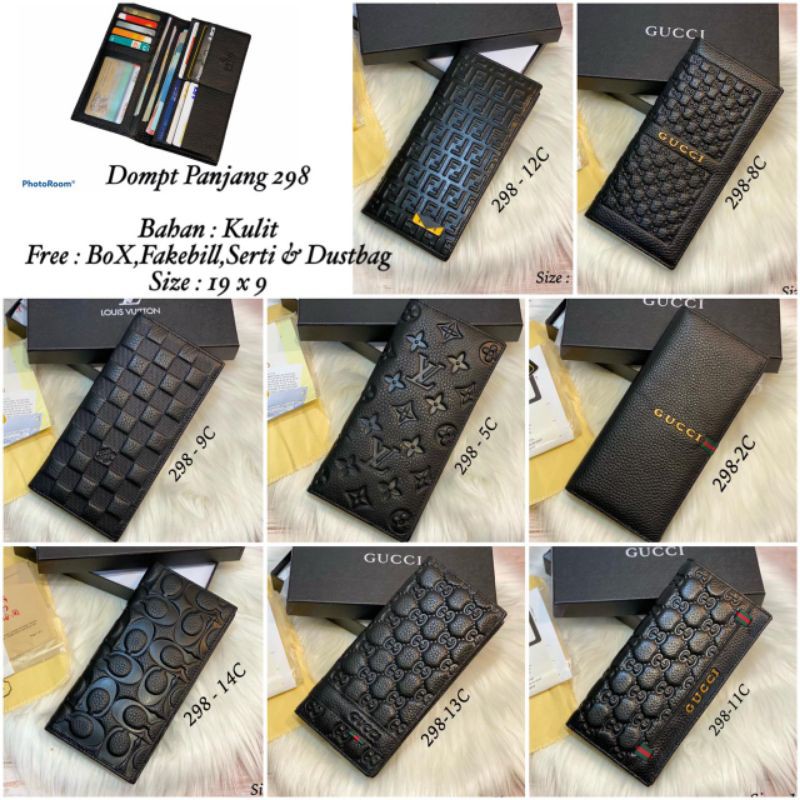 dompet panjang pria kulit super 298