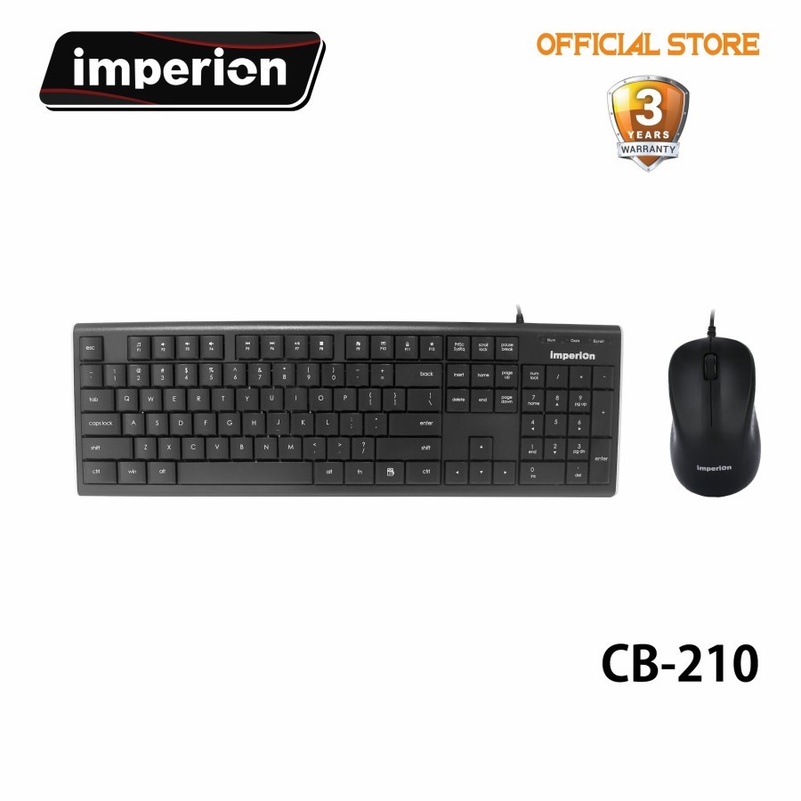 Imperion CB-210 USB Multimedia Keyboard Mouse