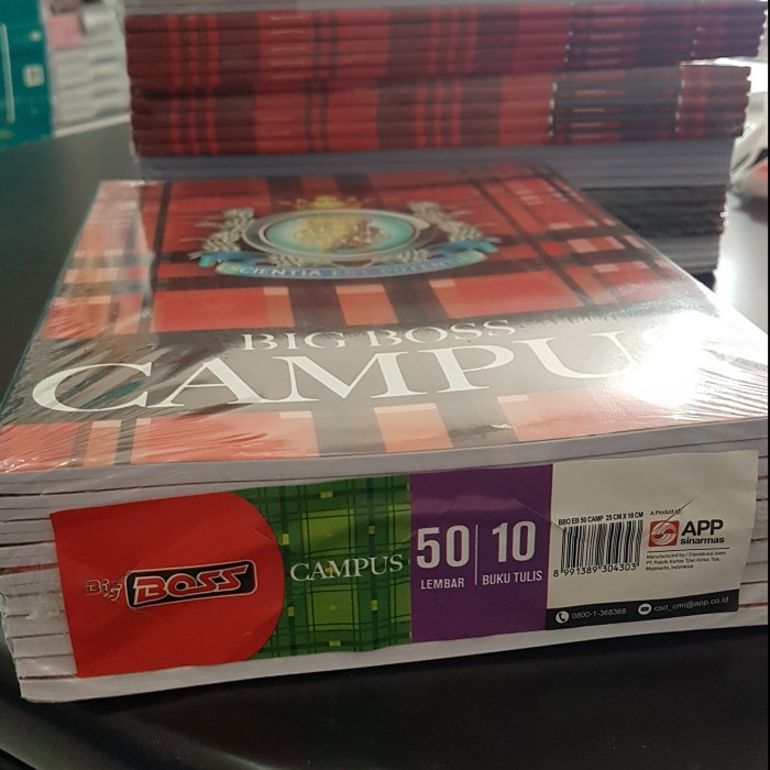 

Buku Tulis Big Boss Campus 50 Lembar (Per Pak) 085