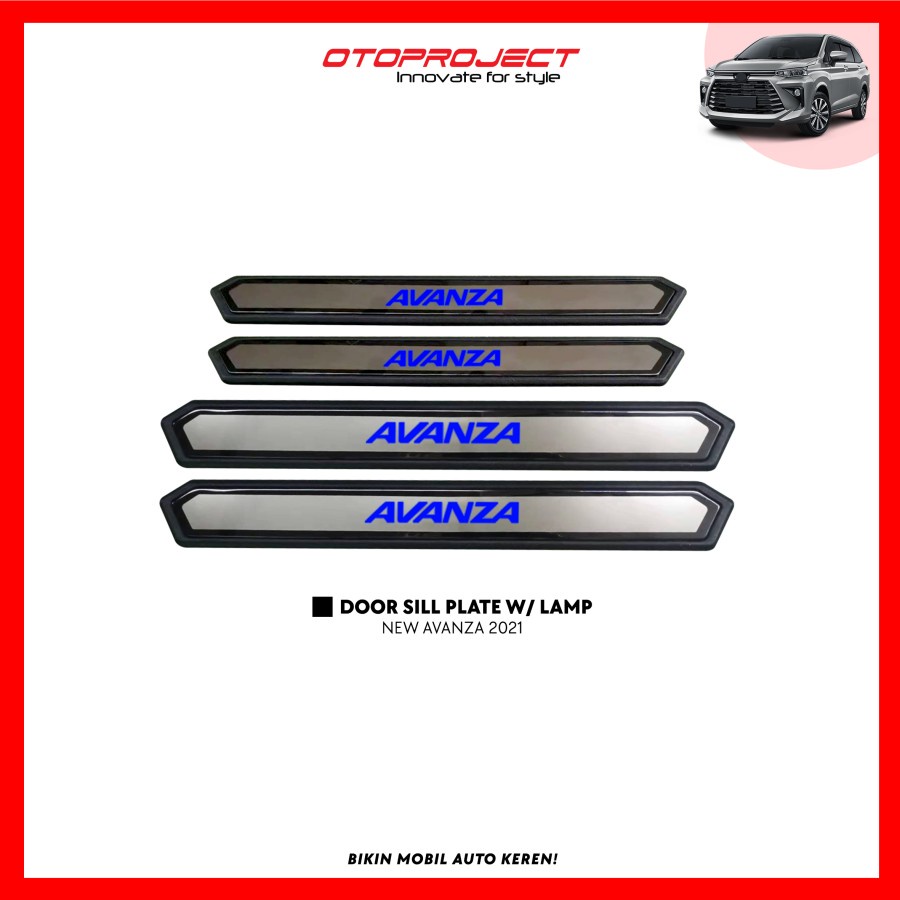 SILL PLATE SAMPING ALL NEW AVANZA 2021 LAMPU ORI DESIGN