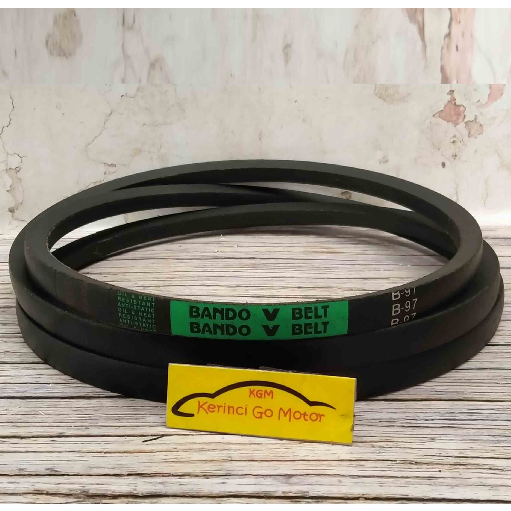 BANDO VAN BELT B-97 V BELT TALI KIPAS B97 FAN BELT VANBELT POLOS B-97