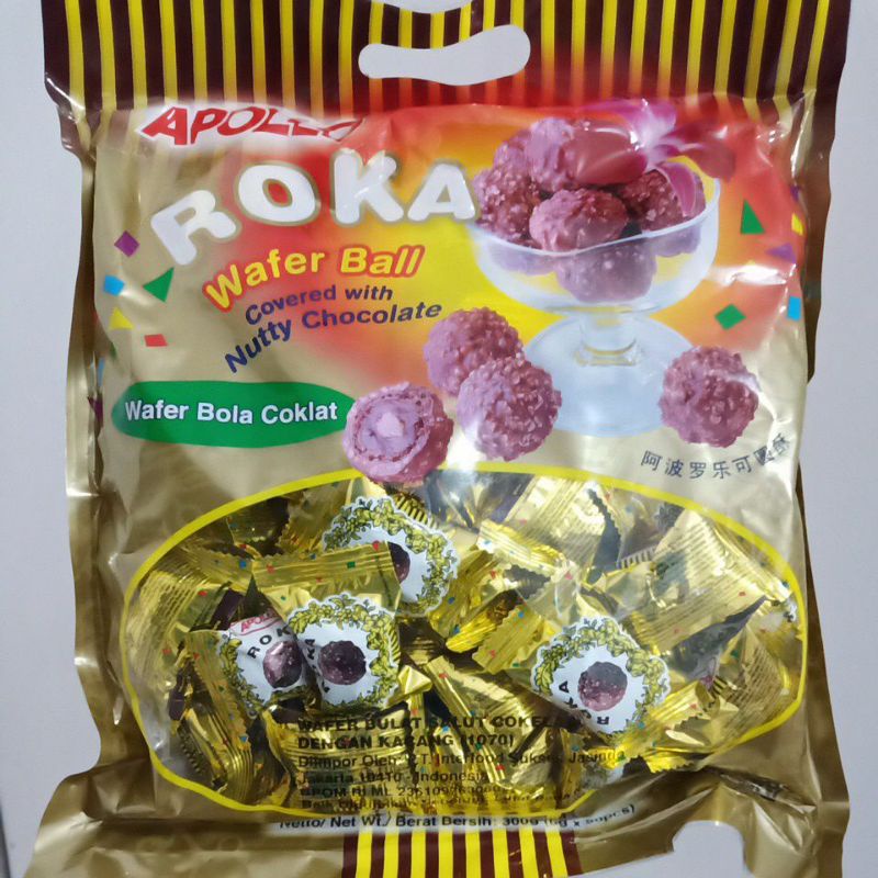 

Apollo Roka coklat 300 gr isi 50 pcs