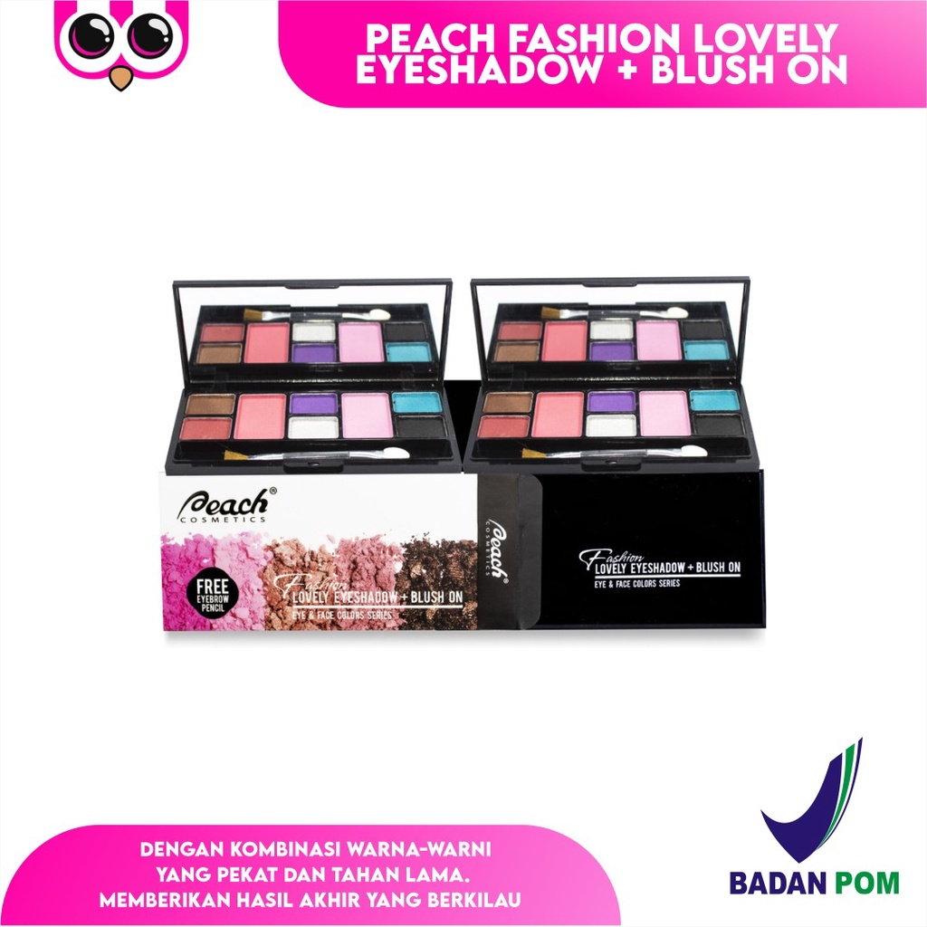 FASHION LOVELY EYESHADOW + BLUSH ON / MAKE UP BY PEACH COSMETICS