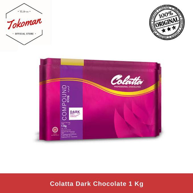 

Promo Colatta Dark Chocolate 1 Kg / Coklat Compound Dark