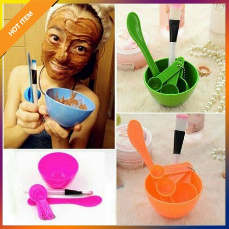 Mangkuk Masker Set 4 in 1 / Mangkok Masker Set