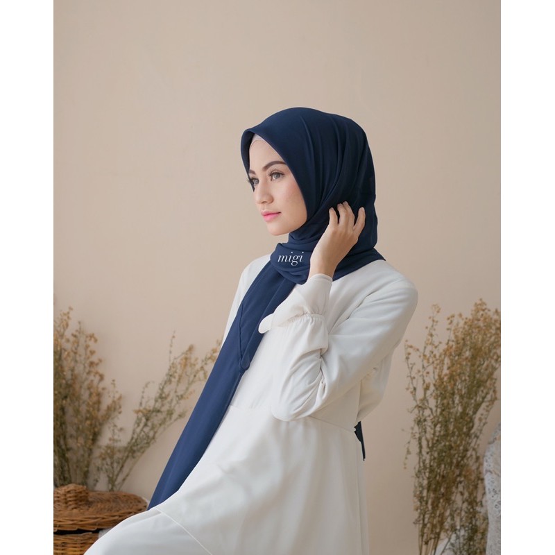 PASHMINA SQUARE BY MIGI / PASHMINA INSTAN / PASHMINA BABYDOLL PREMIUM