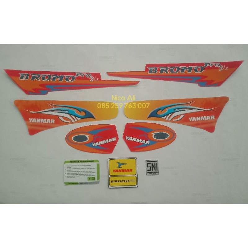 

Stiker yanmar bromo pro