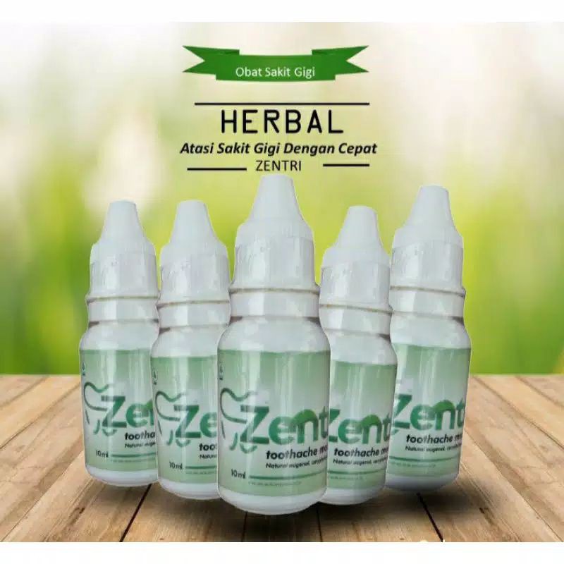 Zentri Obat Sakit Gigi Paling Ampuh Herbal Aman Buat Anak Dan Ibu Hamil Shopee Indonesia