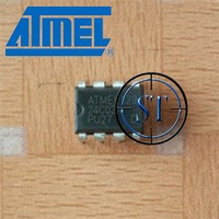 Atmel 24C02 ( 24 C02 / 24C 02 ) E-Eprom 2k (256 x 8) Ic Program Tv televisi 8 Kaki