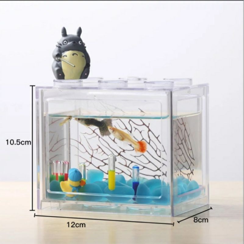 FN Aquarium Cupang / Aquarium Mini / Aquarium Lego / Aquarium ikan cupang