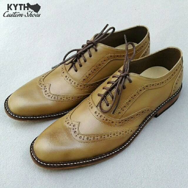 Wingtip Cream NB | Sepatu Kulit Pria