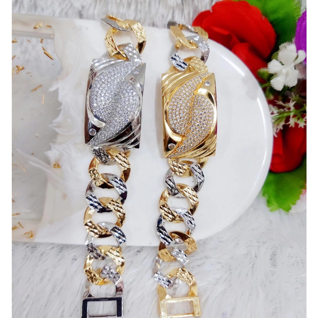 Gelang Xuping permata lapis emas Perhiasan wanita