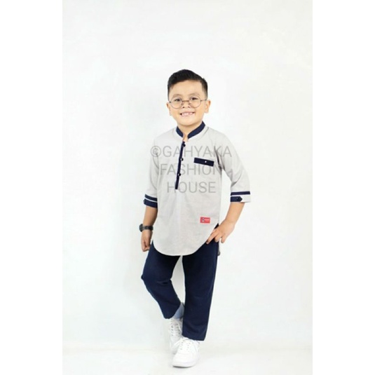 SETELAN KOKO KURTA ANAK 4-15 TAHUN BAHAN FULL KATUN TEBAL DAN ADEM
