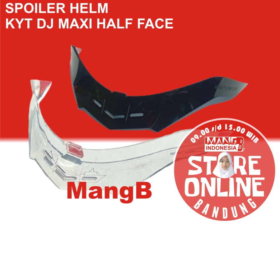 SPOILER HELM KYT DJ MAXI