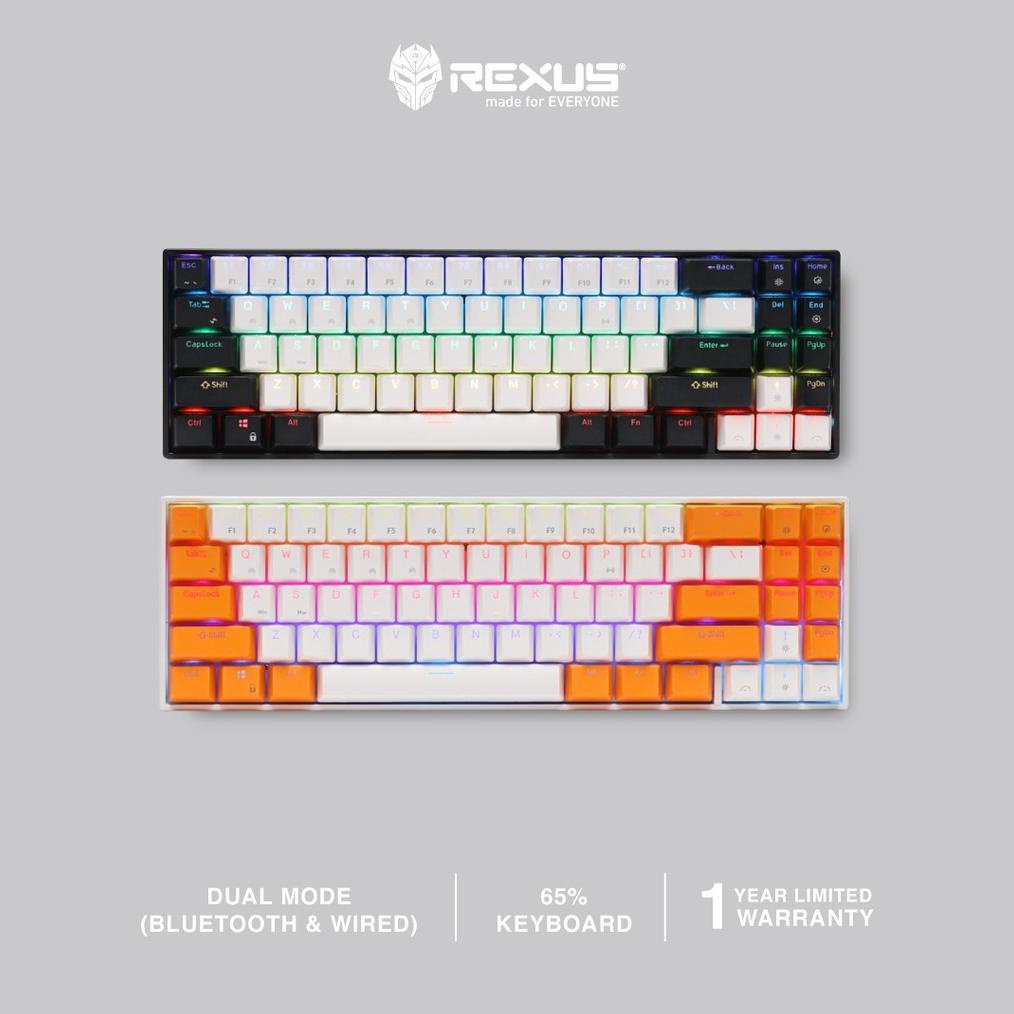 Rexus Keyboard Wireless Gaming Mechanical Daxa M71 PRO
