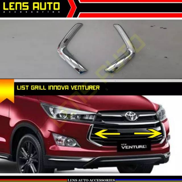 LIST GRILL INNOVA Venturer List Bumper depan innova Venturer