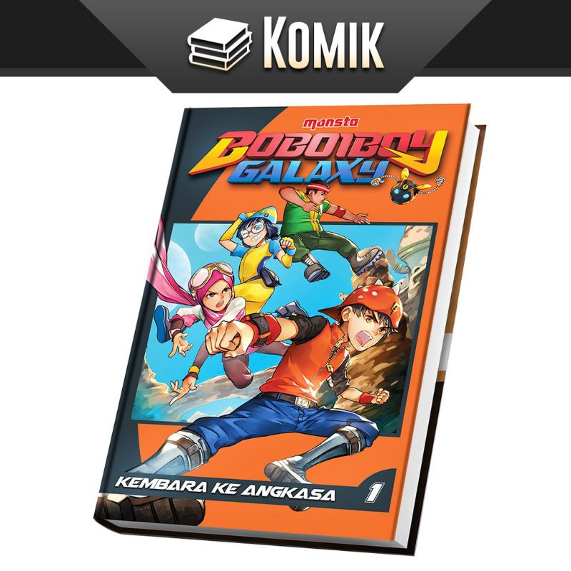 Komik BoBoiBoy Galaxy : Kembara ke Angkasa (Vol.1) - Hard Cover Comic