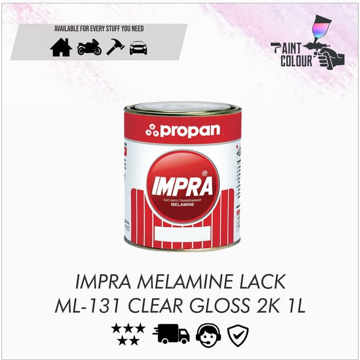 IMPRA Ml-131 CLEAR GLOSS MELAMINE LACK 2 KOMPONEN 1 LITER