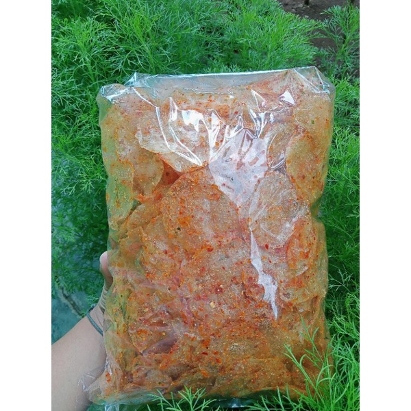 

CEMILAN KERIPIK KACA /keripik kaca pedas / kripca | keripik kaca daun jeruk ukuran 500gr, 1kg