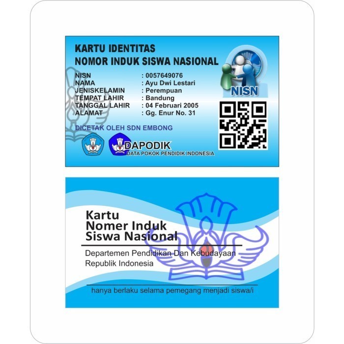 

Gilaa!!! Cetak Id Card Satuan Kartu Pelajar Kartu Komunitas Bahan Pvc Plastik Hemat