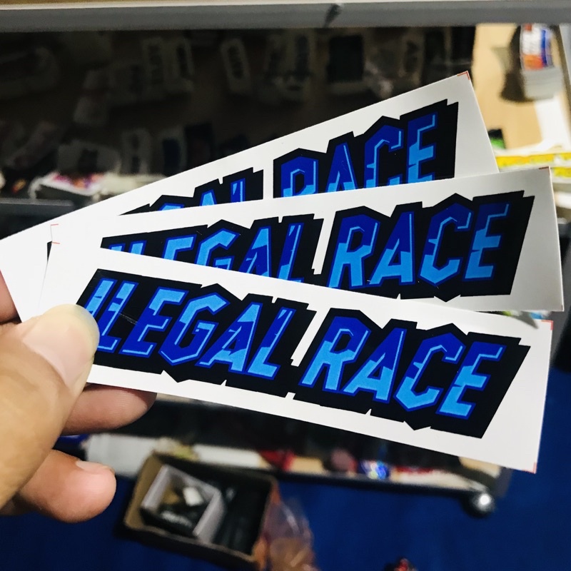 Stiker Motor Racing Herex Anti Air - Ilegal Race