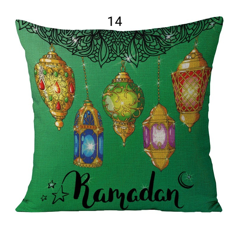 Sarung Bantal Sofa Ramadhan Muslim uk 45x45 Kwalitas Tebal