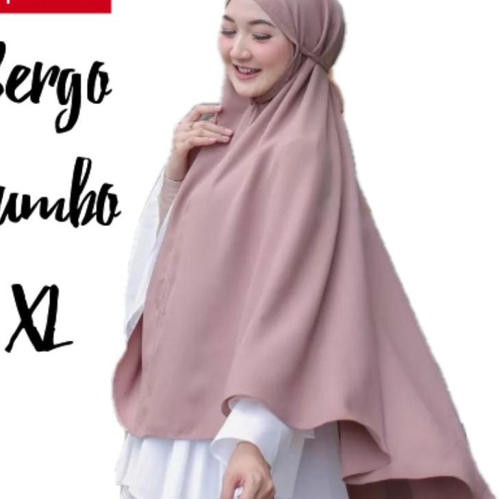 jilbab bergo jumbo/kerudung bergo jumbo/hijab instan bergo/hijab bergo jumbo