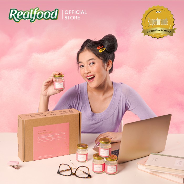 

MINUM-SIAP-DRINK-TO-READY- REALFOOD TRIAL BEAUTY POWER MINUMAN SARANG BURUNG WALET + KOLAGEN -READY-