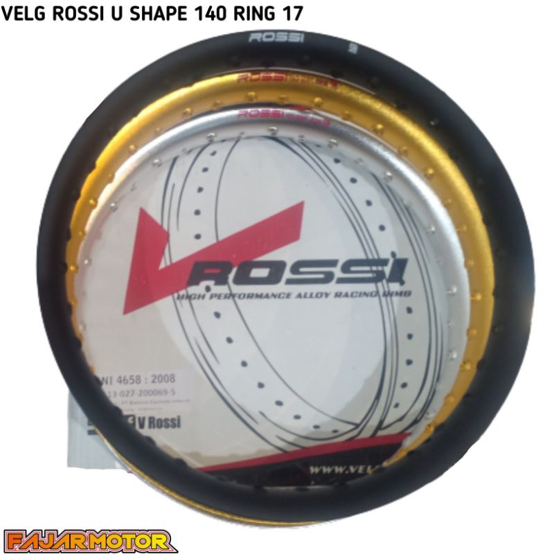 ROSSI RIM VELG U SHAPE 140 RING 17 rosi