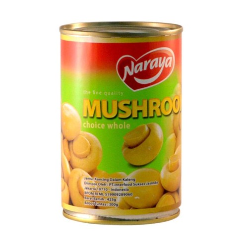 

Naraya Jamur Kancing Mushroom Kaleng 425gr